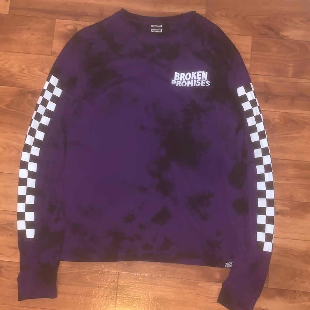 Broken Promises Purple Long Sleeve Shirt